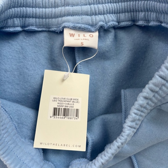 Wilo the Label Wilo Love Club Wide Leg Trackpant - Size Small NEW! - Picture 2 of 4